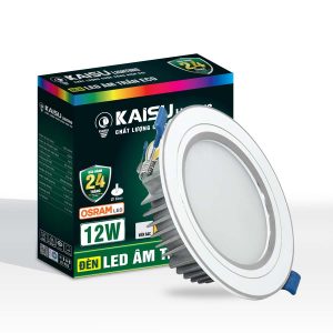 Âm trần Energy viền bạc ba màu công suất 12W