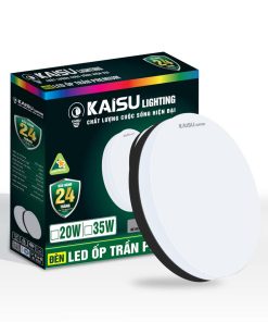 Ốp trần Hình tròn màu đen đơn sắc công suất 35W