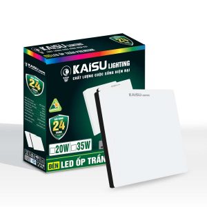 Ốp trần Hình vuông màu đen – ánh sáng trắng công suất 35W