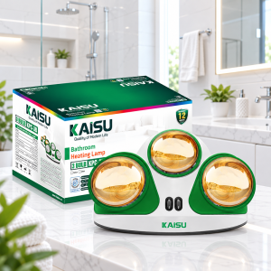ĐÈN SƯỞI 3 BÓNG KPC-3B (Vành xanh – bóng vàng)