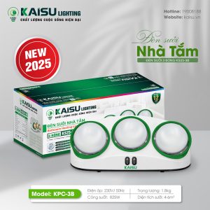 ĐÈN SƯỞI 3 BÓNG KS25-3B (Bóng NANO)